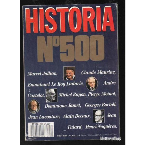 historia 500 on a march� sur la lune, gorbatchev, jeanne d'arc, de gaulle 1958, henri IV , sondage