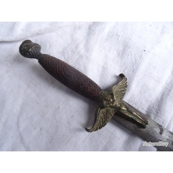 300) lot , belle dague de vnerie , couteau de chasse ou dcoration