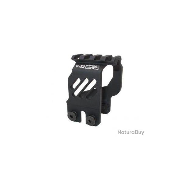 Rail Picatinny de Rear sight type B-22 pour AKM Marui GBB - Aluminium 6061 CNC / Noir - WiiTech