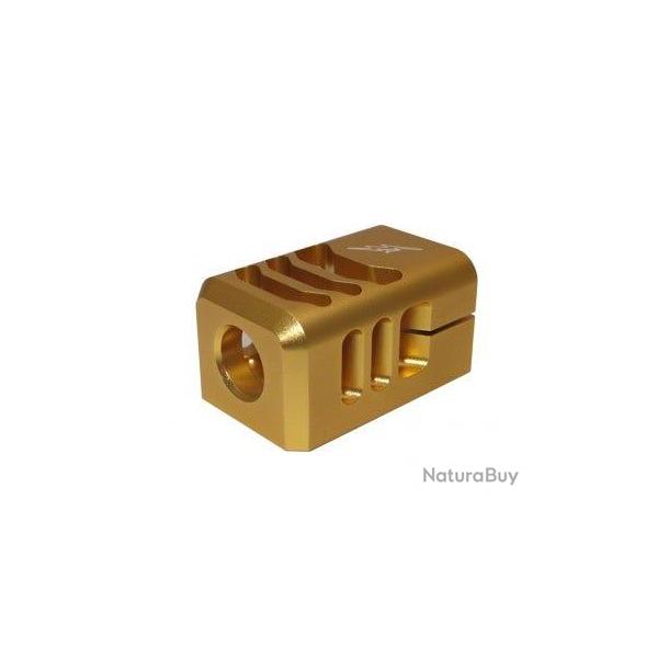 Compensateur 3-Cut type A pour G-Series Marui GBB - 14mm CCW / Aluminium CNC / Gold - WiiTech