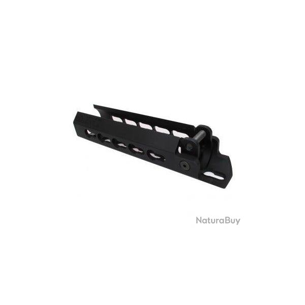 Garde-main KeyMod type DT pour MP5 WE GBB - Aluminium 6063 CNC / Noir - WiiTech