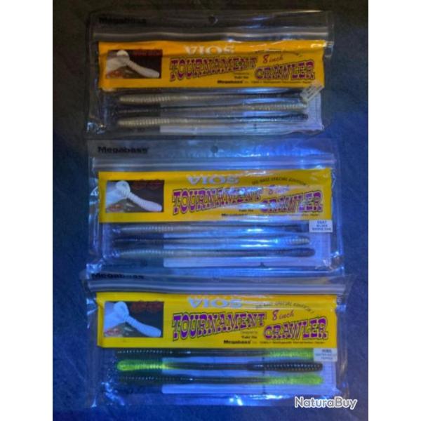 Lot leurres souples megabass