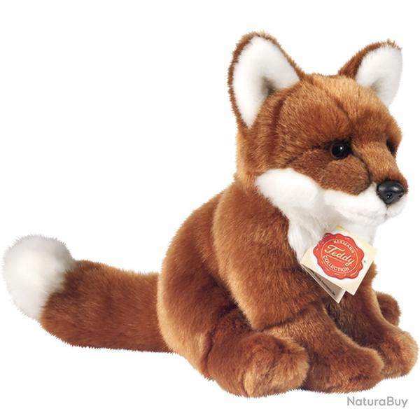 Peluche renard assis 20cm