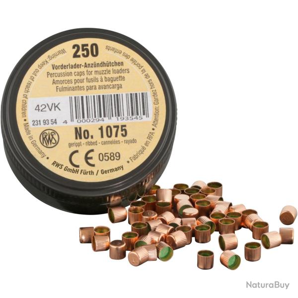 Amorces poudre noire No. 1075 � 4,47 mm