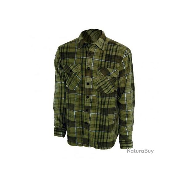 chemise treeland polaire verte