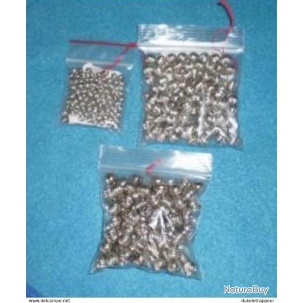 Perles stri�es 9 mm en m�tal nickel� ! Indianiste, Trade, Old Time, Reconstitution...