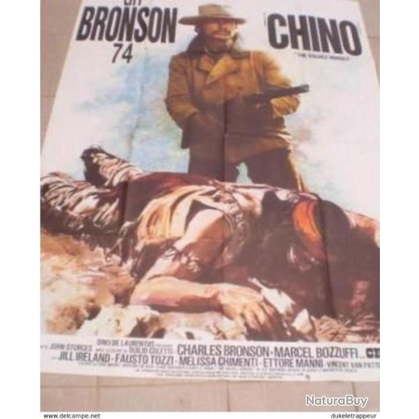 Affiche de cin�ma "CHINO" 1974 ! Collection .