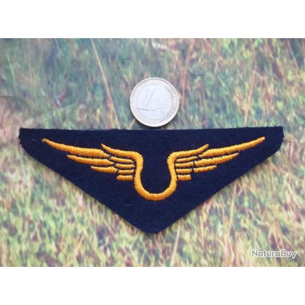 patch �cusson insigne arm�e de l'air militaire galon d�coration aile orange