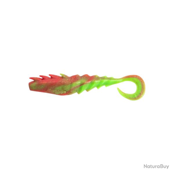 Leurre Souple Berkley Gulp Nemesis Prawn Curl Tail 8cm 8cm par 5 Nuclear Chicken