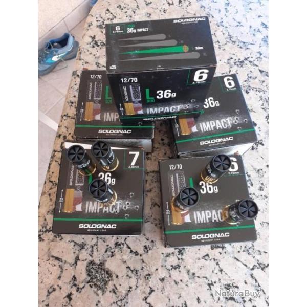 Cartouches de chasse solognac 12/70