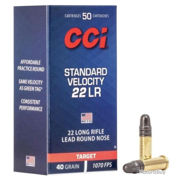 Balle CCI Standard cal.22LR par 1000