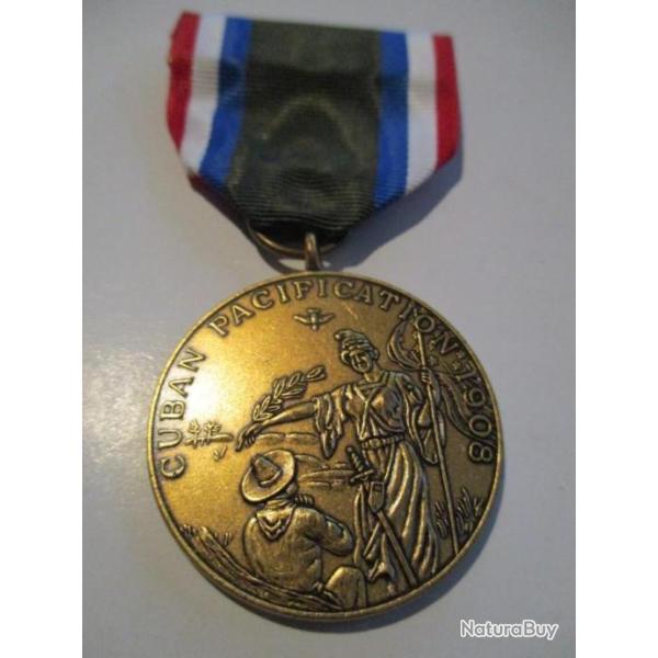 Cuban Pacification Medal 1908 Marine Corps
