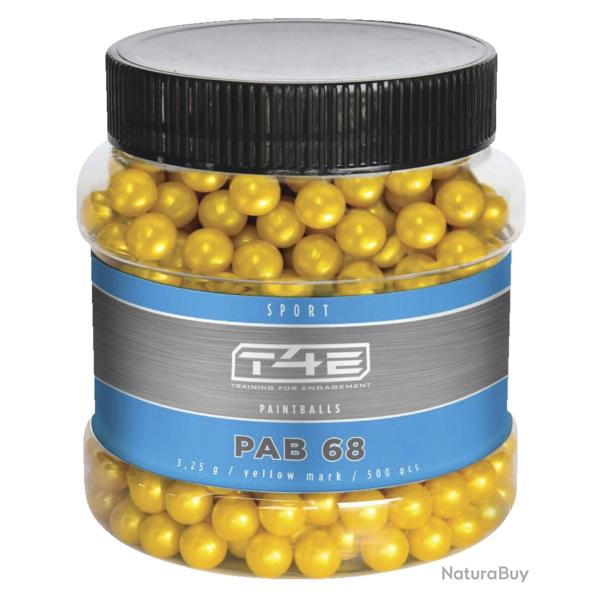 Boite de 500 billes T4E bio cal.68 orange