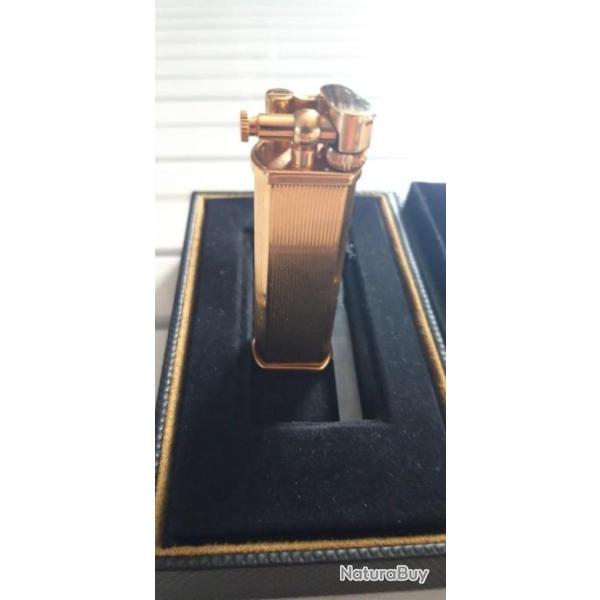 Magnifique briquet dunhill sylphide plaqu� or comme neuf