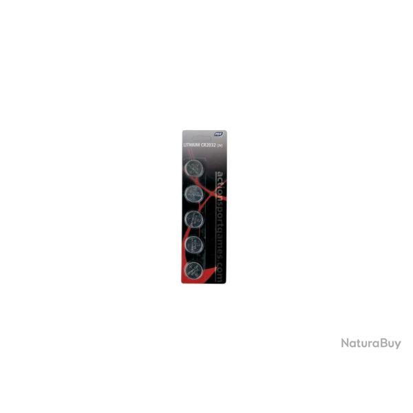 Pile Lithium CR 2032, par 5 | ASG (0530 0000)