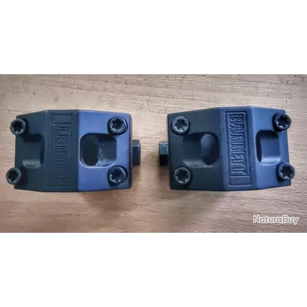 Paire de colliers Barrett 0 gap 30mm diamtre