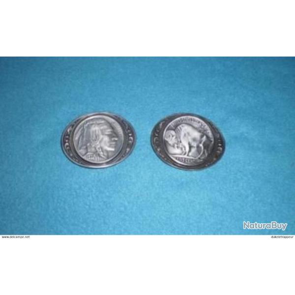 DUO DE BOUCLES DE CEINTURES