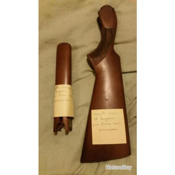 Ensemble crosse et longuesse pour carabine superpos� 9mm mini de chez manuarm