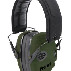 Casque Electronique Prohunt Kaki