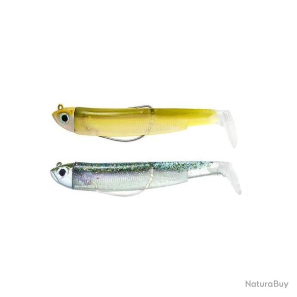 Double Combo Shore Fiiish Black Minnow 90 Ghost Minnow + Wakasagi