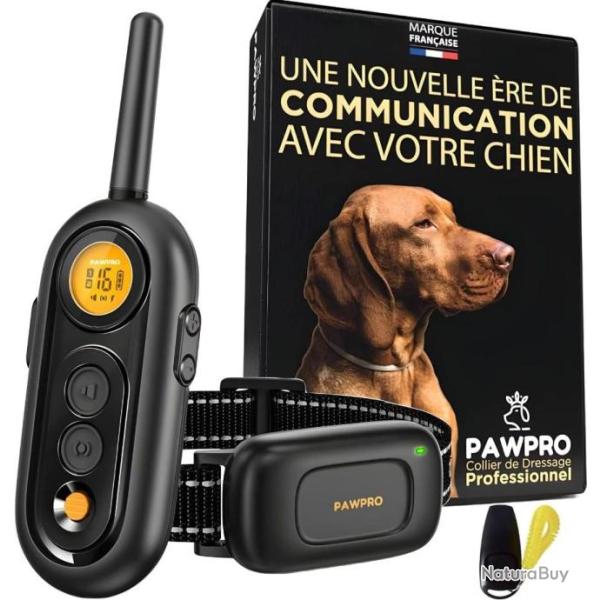 Collier de Dressage Anti aboiement pour Chien �tanche, Rechargeable | 3 Modes BIP Vibration choke