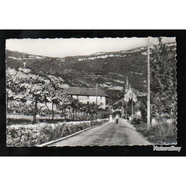 chindrieux savoie l'�glise et la croix de beauvoir cpsm carte postale semi-moderne