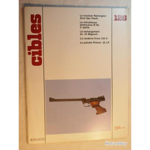 Revue cibles n 128 (voir sommaire texte de l'annonce et photo)