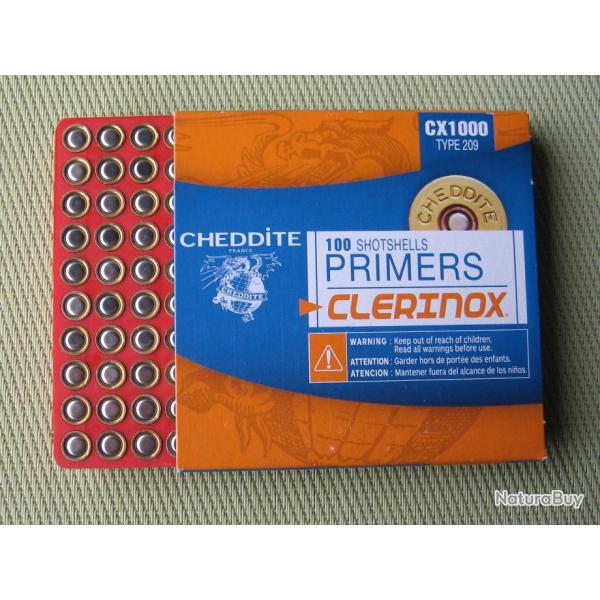 Amorces  Cheddite  CX  1000  sous  blister .