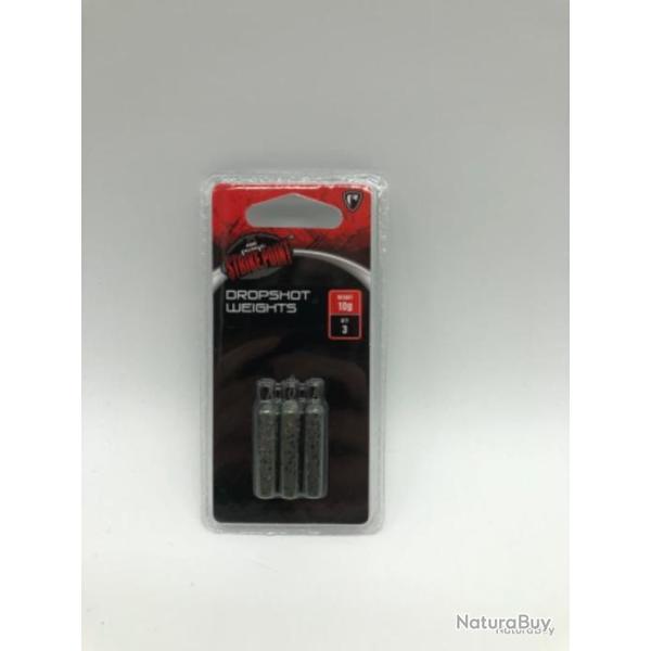Poids dropshot weights Fox rage strike point 10g