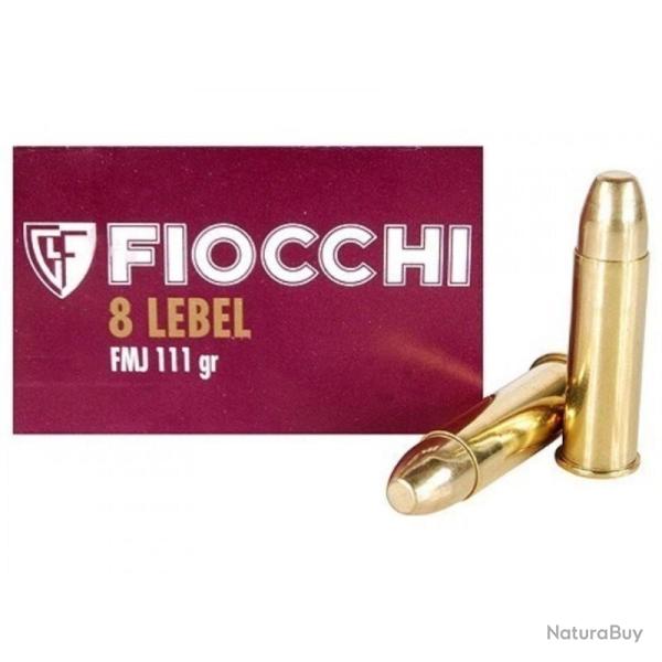 50 munitions FIOCCHI Cal.8MM LEBEL 111 GR FMJ