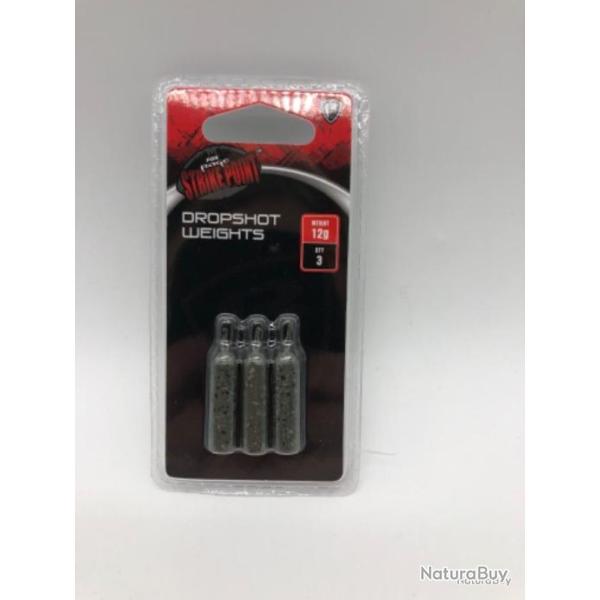 Poids dropshot weights Fox rage strike point 5g