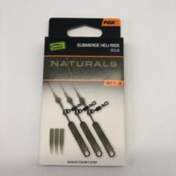 submerge heli rigs Fox edges 30lb coloris naturel