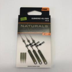 submerge heli rigs Fox edges 30lb coloris naturel