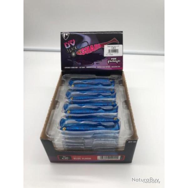 Leurre de p�che ultra Uv Fox rage Slick Shad blue flash