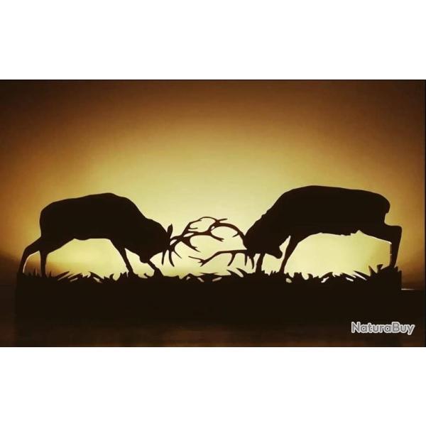 PHOTOPHORE COMBAT DE CERFS