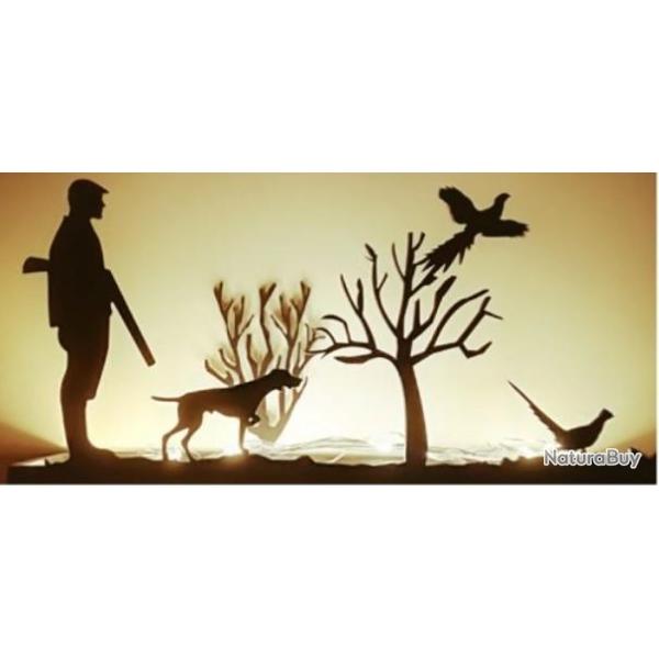 PHOTOPHORE CHASSE AUX FAISANS