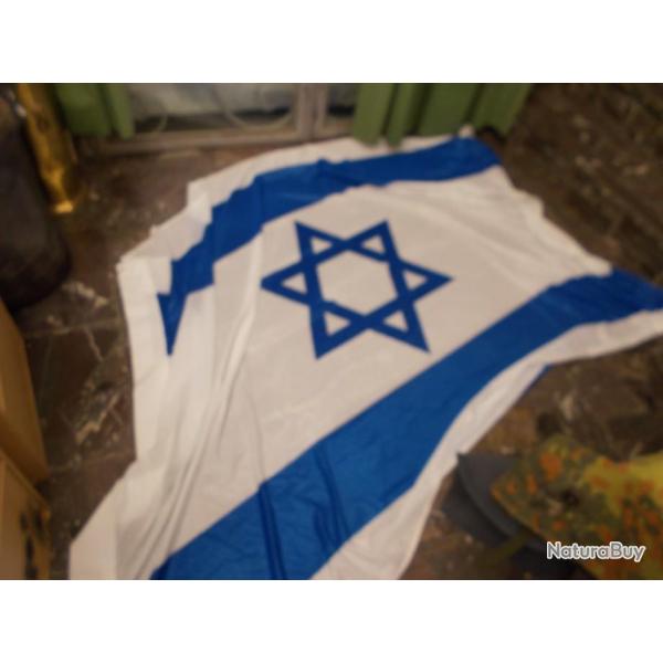 RARE!!!!!    GRAND Drapeau ISRAEL  REGLEMENTAIRE   NEUF !!!