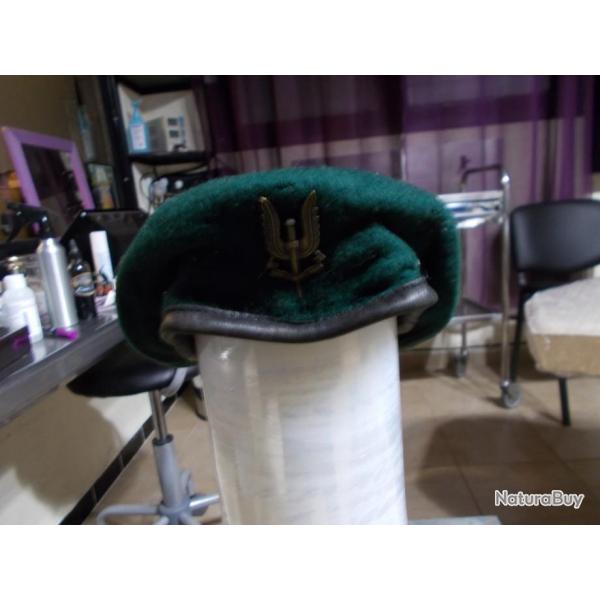 RARE !!!   Beret Vert SAS   100% d'origine !!!