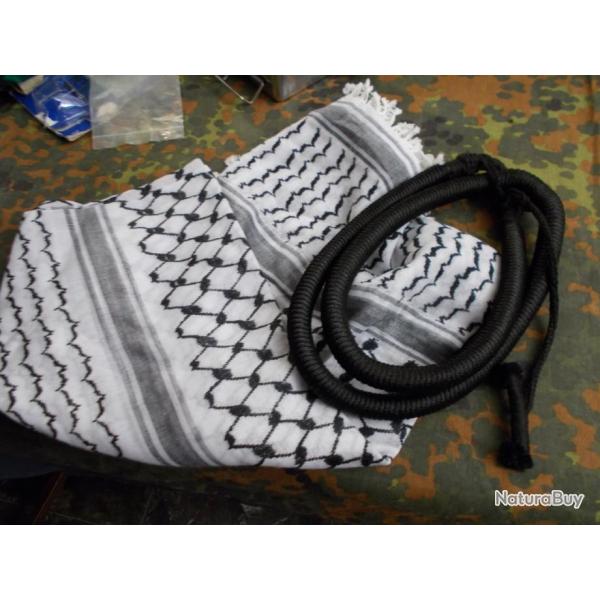 RARE !!!    KEFFIEH et AGAL      100% d'origine   Moyen-Orient  ISRAEL  NEGEV