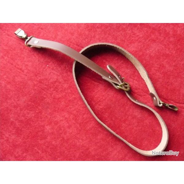 Belle BRETELLE cuir  AVEC  attaches rapides