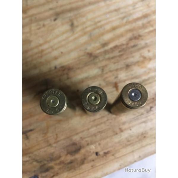 Douille 7x64 tir� une fois