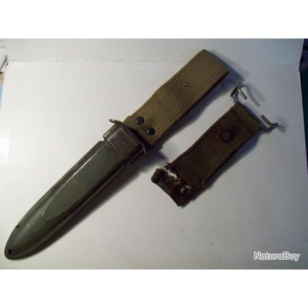 militaria ww2 U.S. fourreau USM8A1 d'origine pour restauration marquage BMCO origine