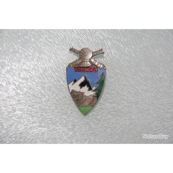 INSIGNE  GUERRE 39-45 :  12 � BATAILLON CHARS COMBATS ALPINS  ---- A.AUGIS ----------------