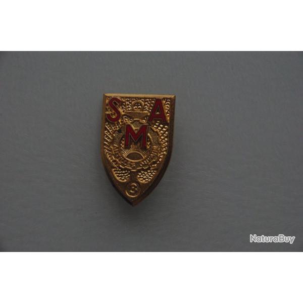 INSIGNE DES T.D.M  : SERVICE  MILITAIRE  ADAPTE  N� 3 ----- F.I.A  G. 2084 -----------------