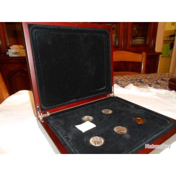 coffret collection d'euros argent
