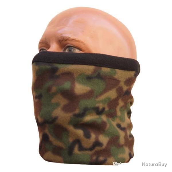 Cache-cou Polaire camouflage militaire ( Taille unique ) 100% acrylique
