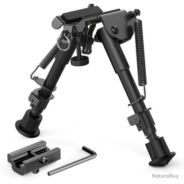 BIPIED FIXATION PICATINNY OU GRENADI�RE 5 POSITIONS NEUF
