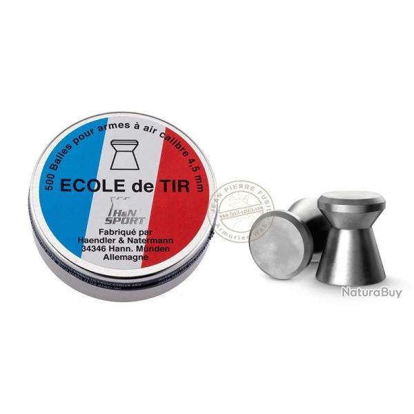 Plombs Ecole de tir 4,5mm - 2 x 500