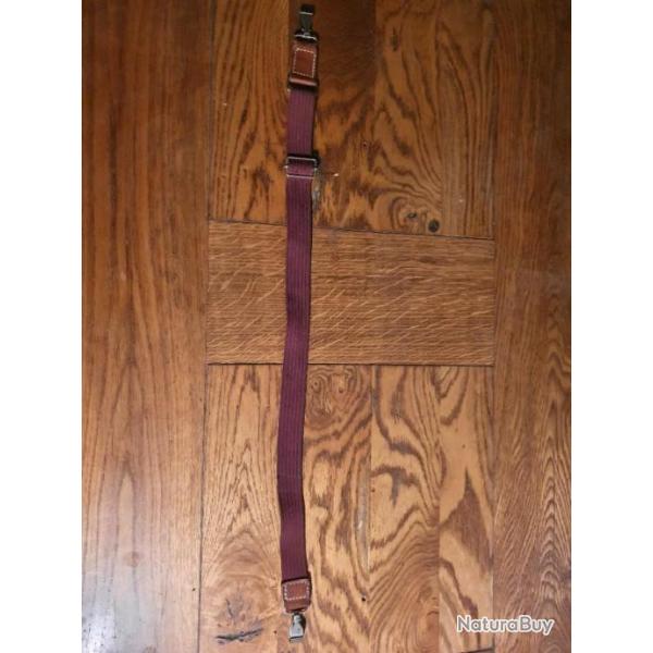 Vend bretelle en tissu marron
