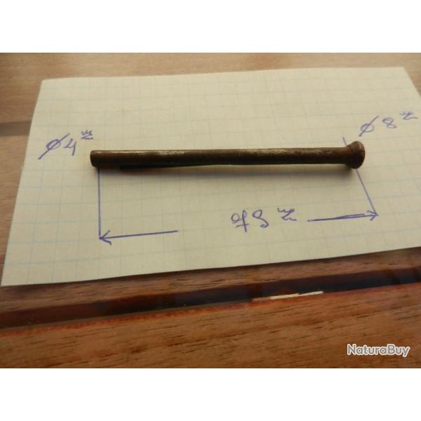 axe de barillet pour ancien petit revolver